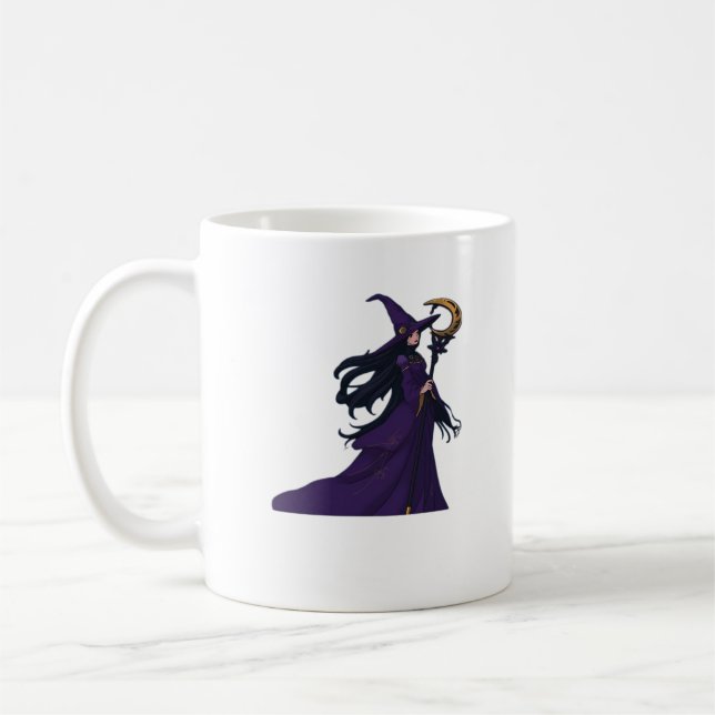 Caneca De Café Bruxa da Lua Whimsigothic (Esquerda)