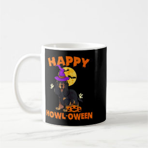 Caneca De Café Bruxa de Cachorro Cocker Spaniel Preto e Marrom Fe