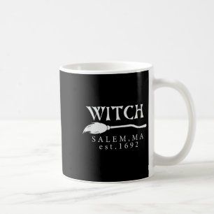 Caneca De Café Bruxa de Halloween Salem, Ma Est.1692 Assustadora