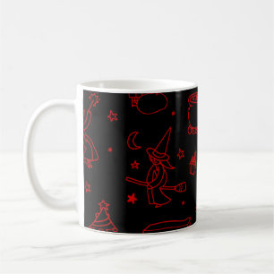 Caneca De Café bruxa de natal de epifhany befana negra