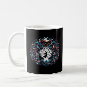 Caneca De Café Bruxa De Whimsigoth Em Um Clássico