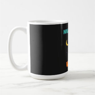 Caneca De Café Bruxa do Turno da Noite Enfermeira Halloween Café