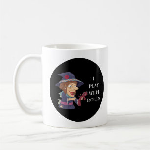 Caneca De Café Bruxa Engraçada Voodoo
