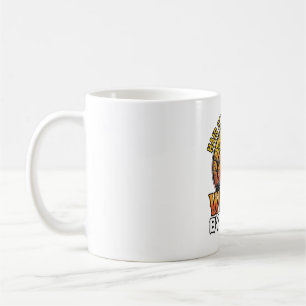 Caneca De Café Bruxa Estilista de Cabelo Noturna Vintage Desi de