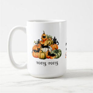 Caneca De Café Bruxa Jack O Lanterna Pumpkin Patch Halloween