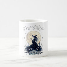 Bruxa Lunar Arte Celestial Personalizada