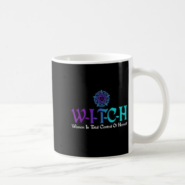 Caneca De Café Bruxa - Mulher no Controle Total de Si Mesma (Direita)