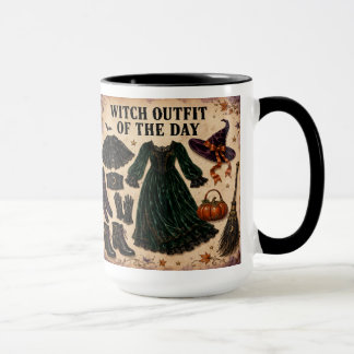Caneca de Café Bruxa Outono