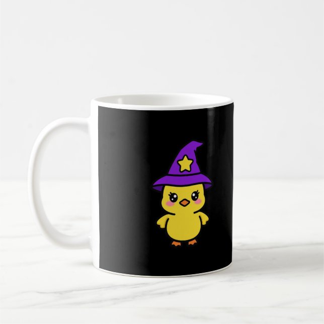 Caneca De Café Bruxa Pata Halloween Fofa (Esquerda)