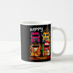 Caneca De Café Bruxa Peru Santa Caminhões Caminhoneiros Feliz Hal