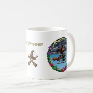 Caneca De Café Bruxa Piloto Encantadora
