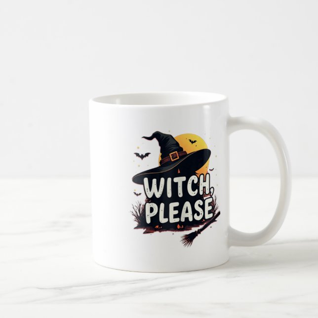 Caneca De Café Bruxa, por favor (Direita)