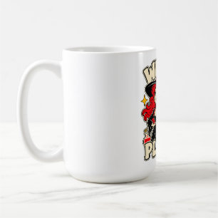 Caneca De Café Bruxa, Por Favor Citação Engraçada e Sassy de Brux