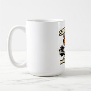 Caneca De Café Bruxa Tardia Engraçada: Vassoura Não Queria Funcio