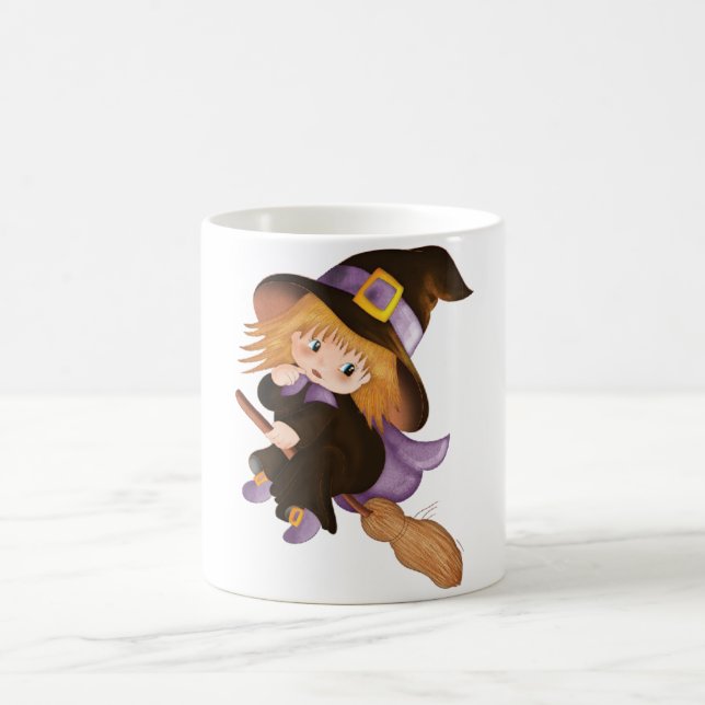 Caneca De Café Bruxa Voadora (Centro)