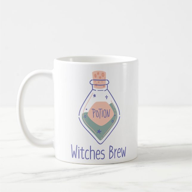 Caneca De Café Bruxas Bream Presente no Halloween (Esquerda)