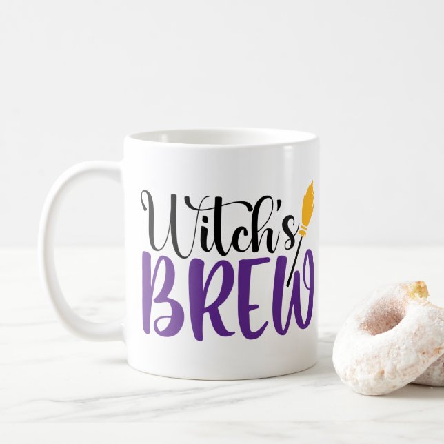 Caneca De Café Bruxas Brew (Com Donut)