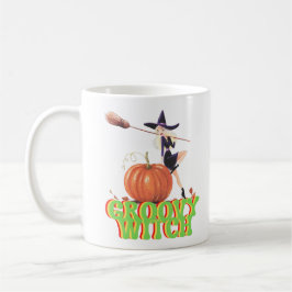 Caneca De Café bruxas de Dia de as Bruxas engraçado BROVY WITCH