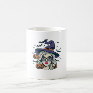 Caneca De Café bruxas do halloween engraçado halloween