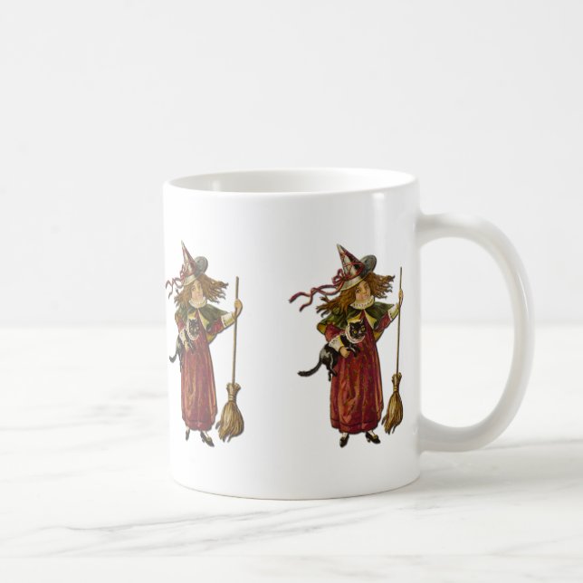 Caneca De Café Bruxas Row HalloweenMug (Direita)