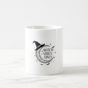 Caneca De Café Bruxas Vibes Apenas Lua Halloween Spooky