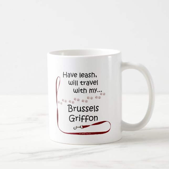 Caneca De Café Bruxelas Viagem Leash (Direita)