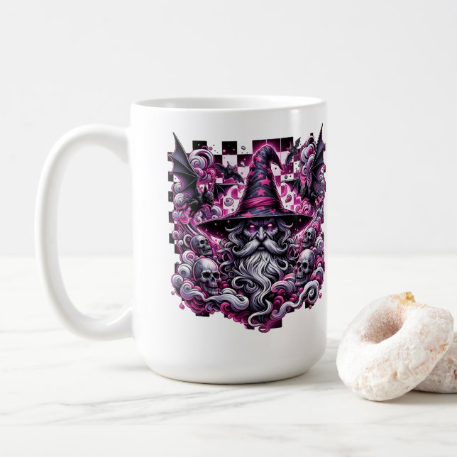 Caneca De Café Bruxo Sombrio da Matrix (Com Donut)