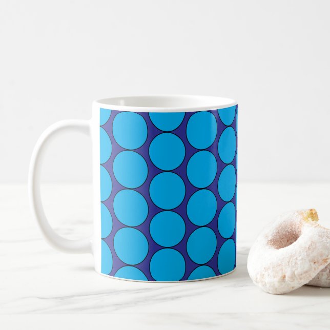 CANECA DE CAFÉ "BUBBLE-BERRY" CAFÉ POP-ART (Com Donut)
