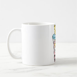 Caneca De Café Bubble Boba Tea, Cody the Lovebird and Friends