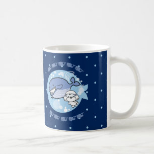 Caneca De Café Bubble está nadando com baleia