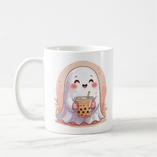 Caneca De Café Bubble Tea Ghost