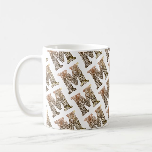 Caneca De Café Buchstabe "M" (Esquerda)