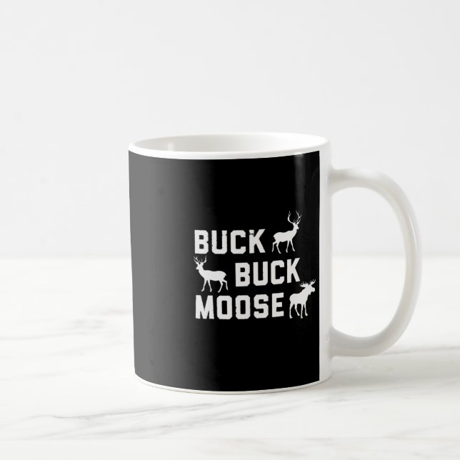 Caneca De Café Buck Buck Moose Frio Caça (Direita)