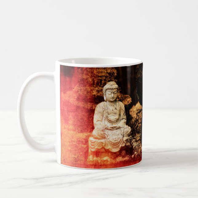 Caneca De Café Buda Inspiradora (Esquerda)