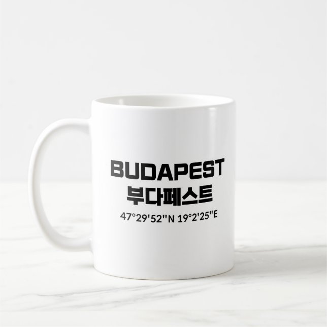 Caneca De Café Budapeste (Esquerda)