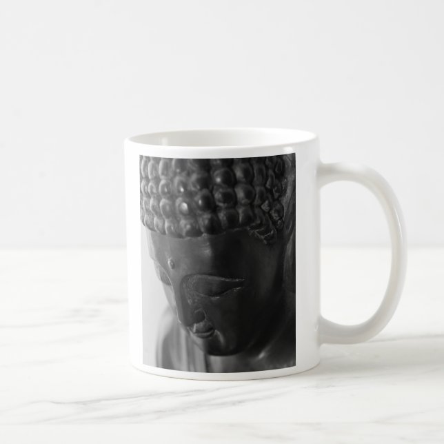 Caneca De Café buddha enfrenta, buddha enfrenta (Direita)