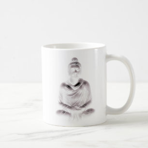 Caneca De Café Buddha no branco