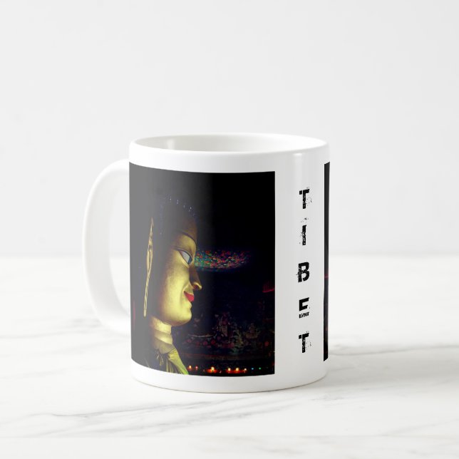 Caneca De Café Buddha Shakyamuni - The Himalayas, Dharma (Frente Esquerda)