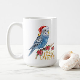 Caneca De Café Budgie Christmas