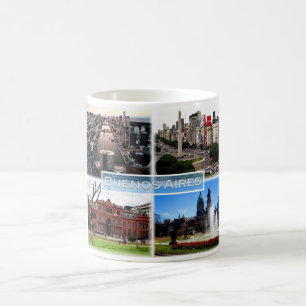Caneca De Café Buenos Aires - Casa Rosada - Obelisco -