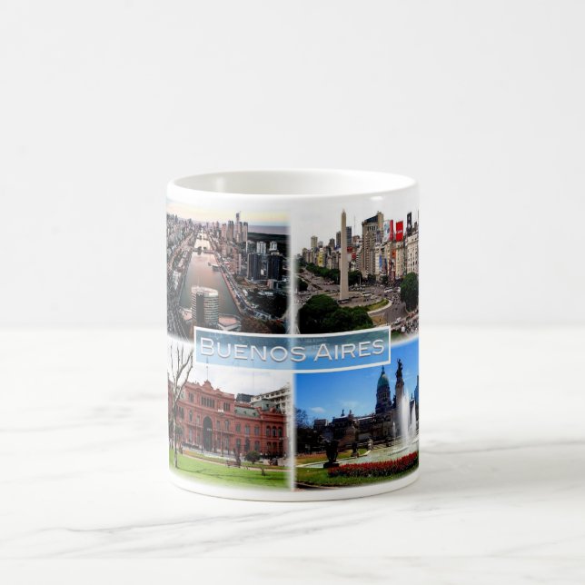 Caneca De Café Buenos Aires - Casa Rosada - Obelisco - (Centro)