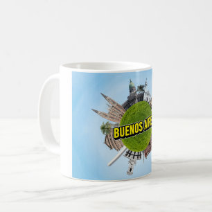 Caneca De Café Buenos Aires planeta minúsculo marco arquitetônico