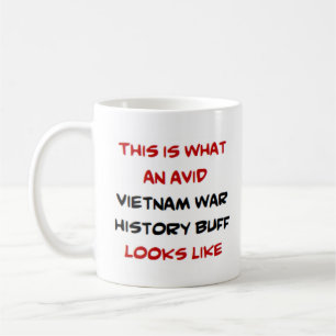 Caneca De Café buff da história da guerra do vietnã, ávido