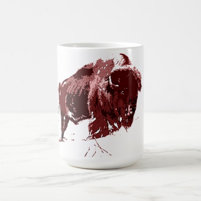 Caneca De Café Buffalo - Bison (Centro)