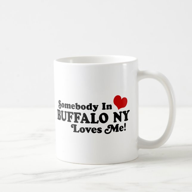 Caneca De Café Buffalo NY (Direita)
