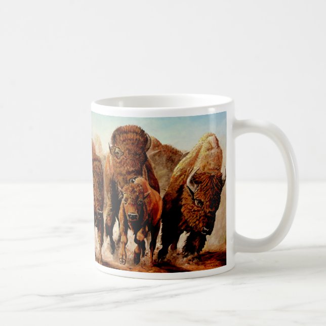 Caneca De Café Buffalo "On The Run" (Direita)