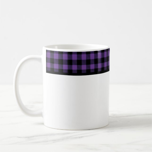 Caneca De Café Buffalo Plaid (Esquerda)
