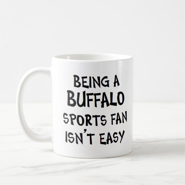Caneca De Café buffalo sports fan, being (Esquerda)