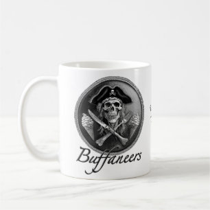 Caneca De Café Buffaneers Pirate "Leve-me ao seu Lido"