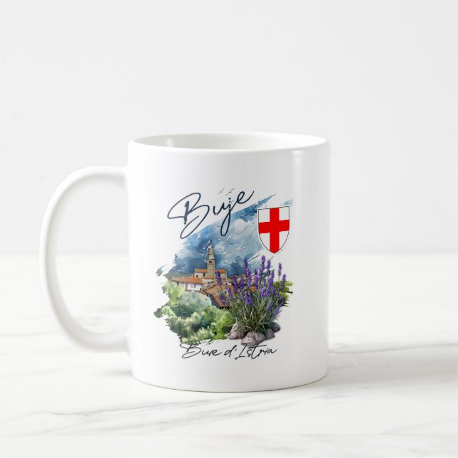 Caneca De Café Buje Croatia (Esquerda)